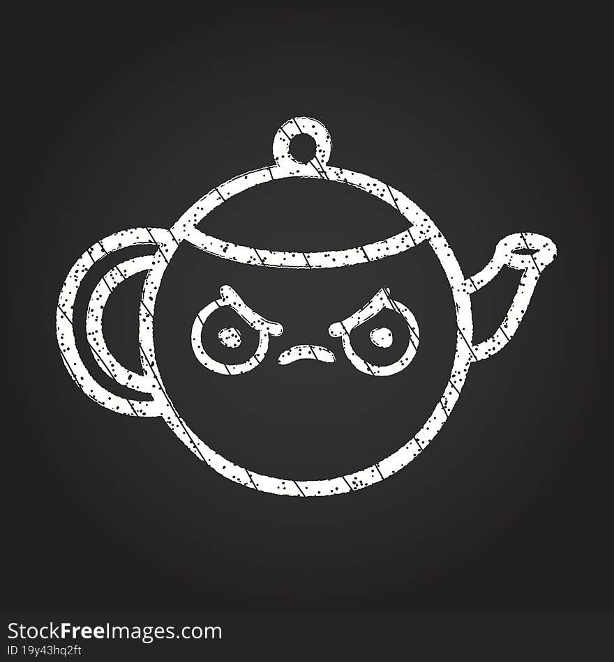 Kettle Chalk Drawing