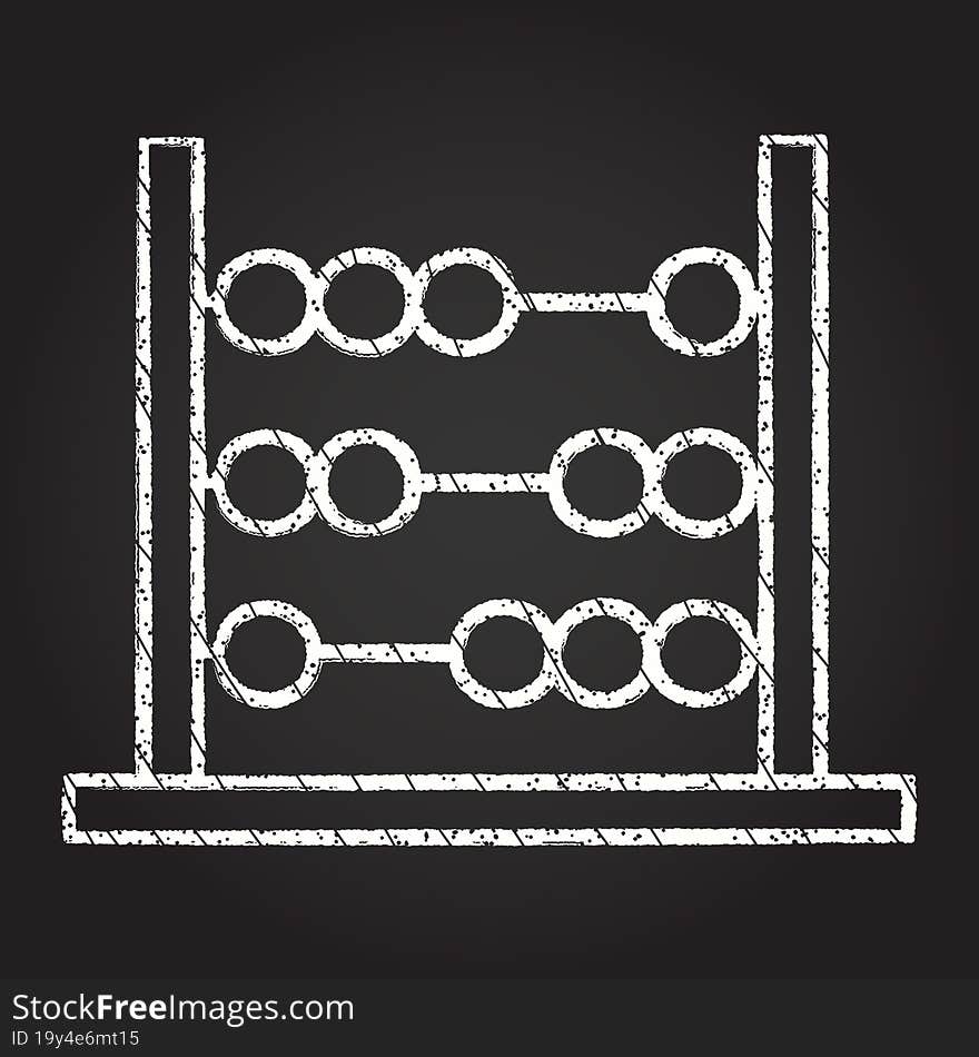 Abacus Chalk Drawing