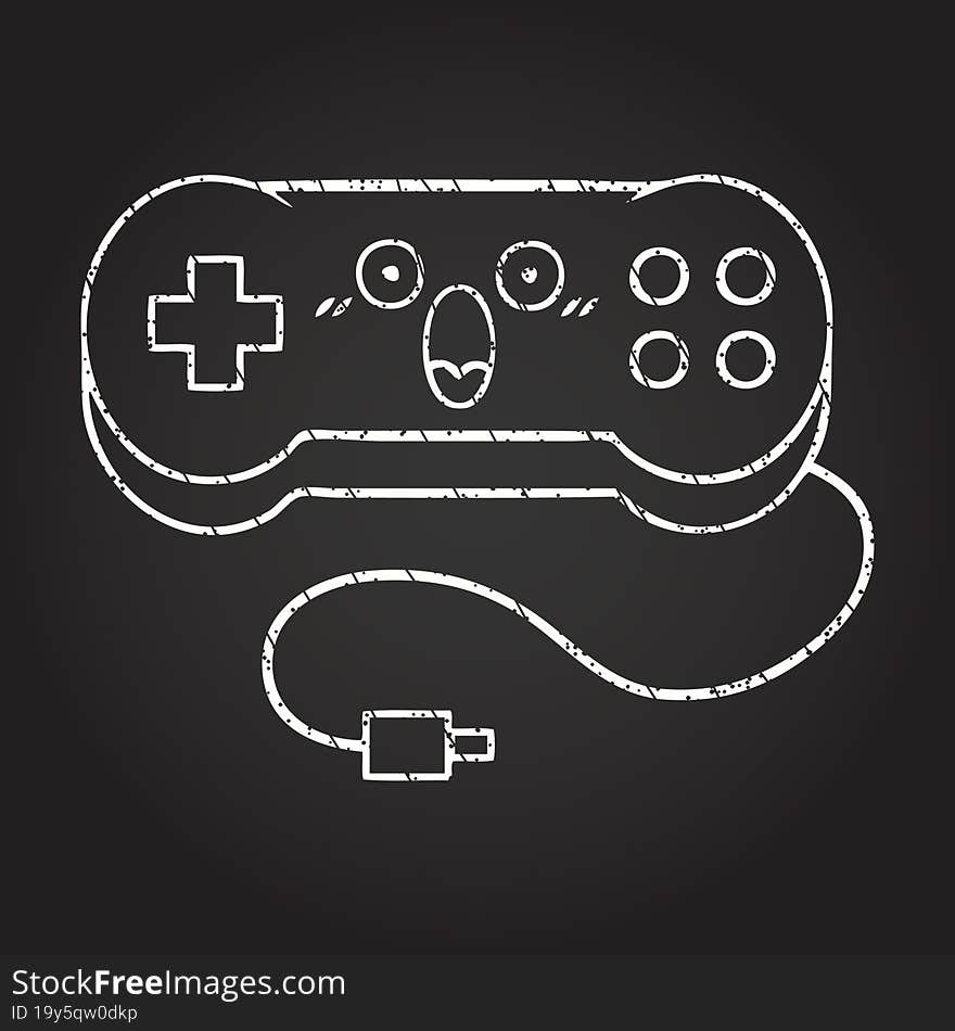 Controller Chalk Drawing