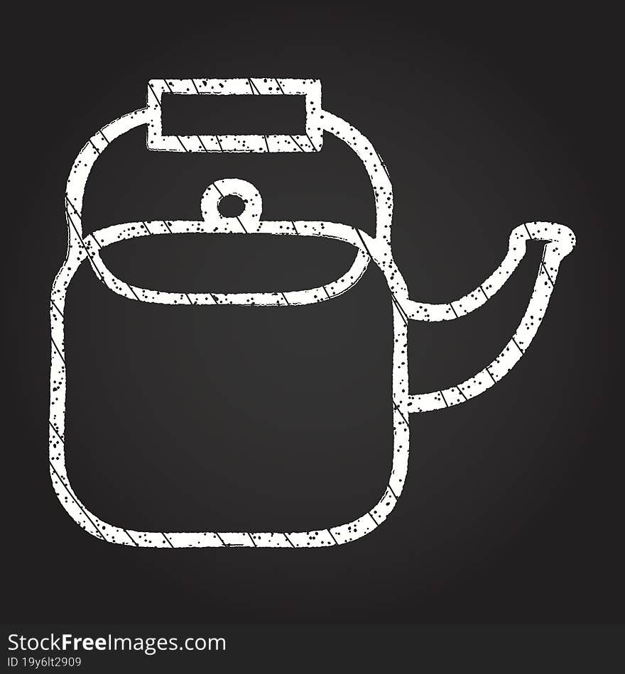 Kettle Chalk Drawing