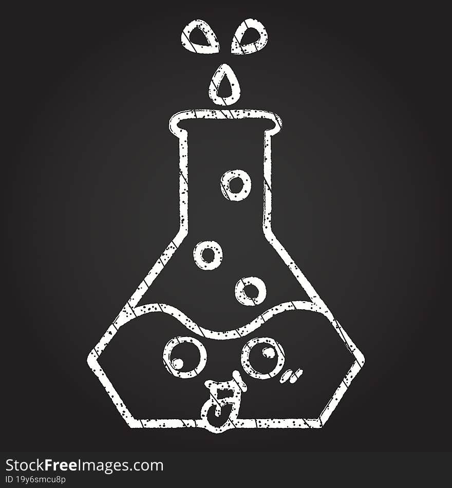 Science Experiment Chalk Drawing