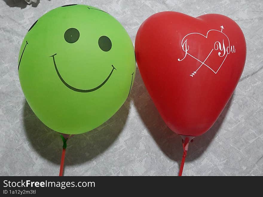 Balloon picture keep smile and share love