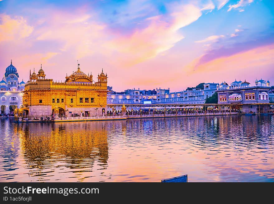 Celebration Of Gurupurab In Golden Temple Amritsar