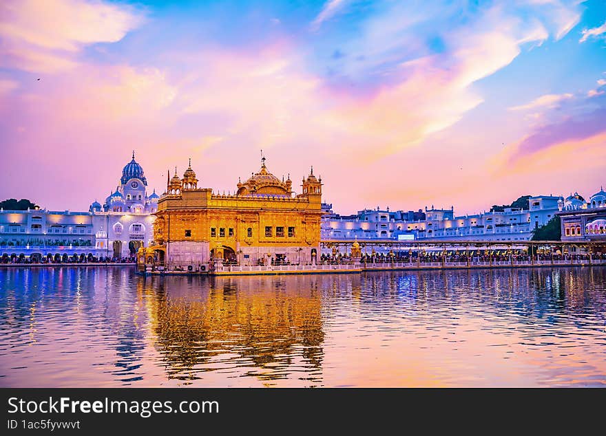 Celebration Of Gurupurab In Golden Temple Amritsar