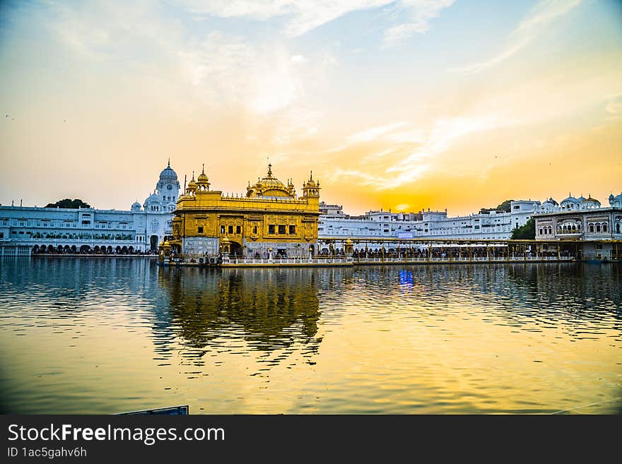 Celebration of Gurupurab in Golden Temple Amritsar