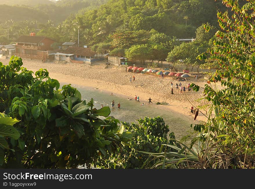 Hidden Gem Of Tropical Beach In Indonesia