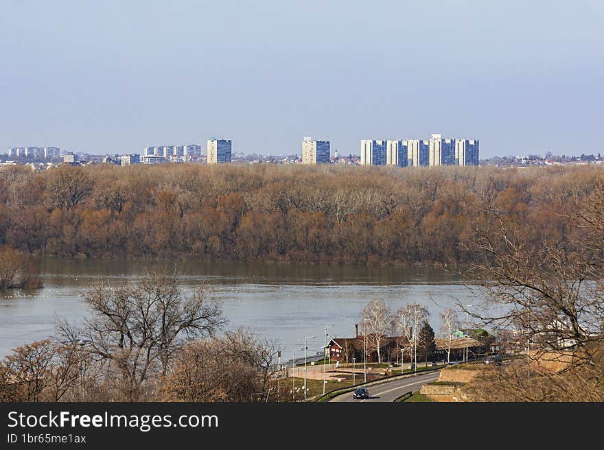 Bank of the Sava river