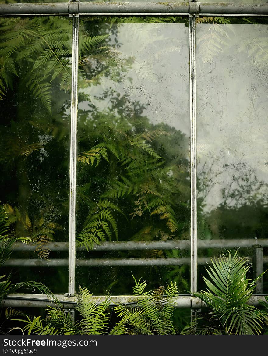 Green House Garden 3D make with Blender