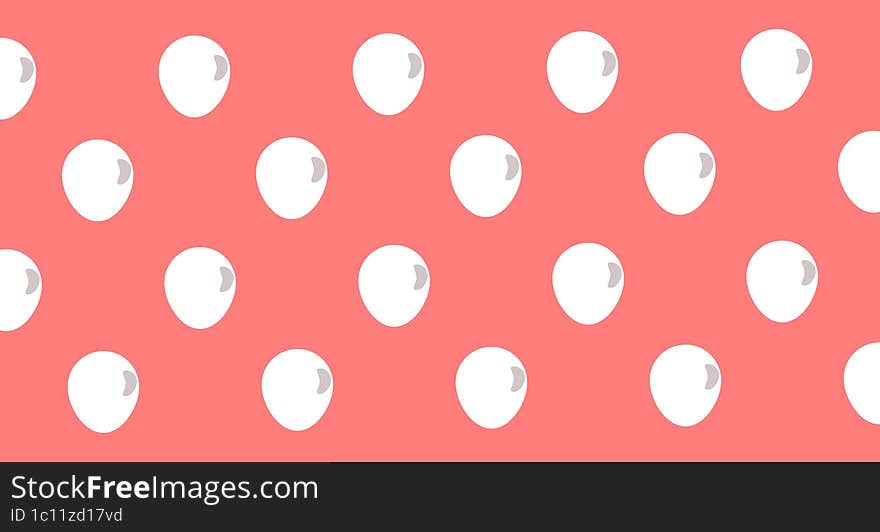 Eggs Pattern Background Template Design