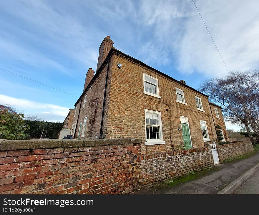 English cottage house North Yorkshire England UK