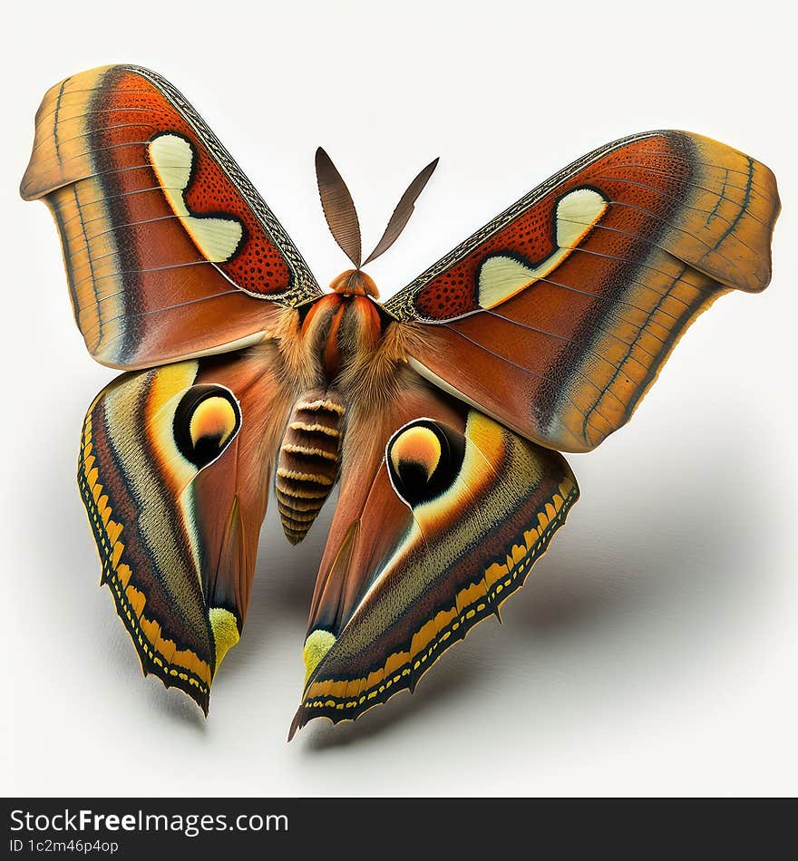 Atlas Moth Attacus Atlas Butterfly