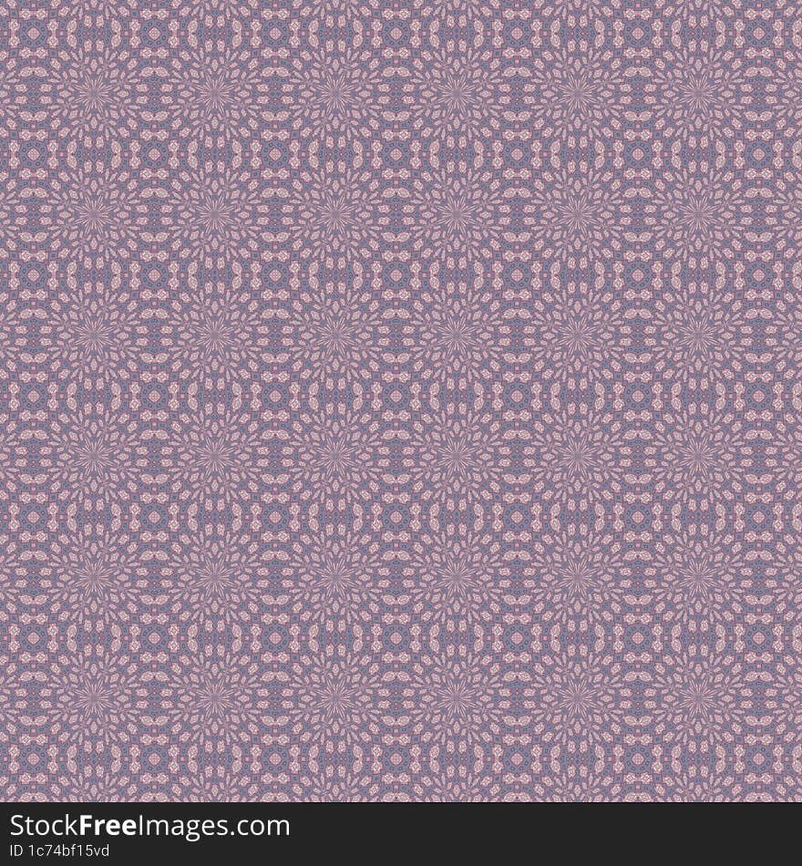Purple, pink, lilac and white mosaic geometric pattern
