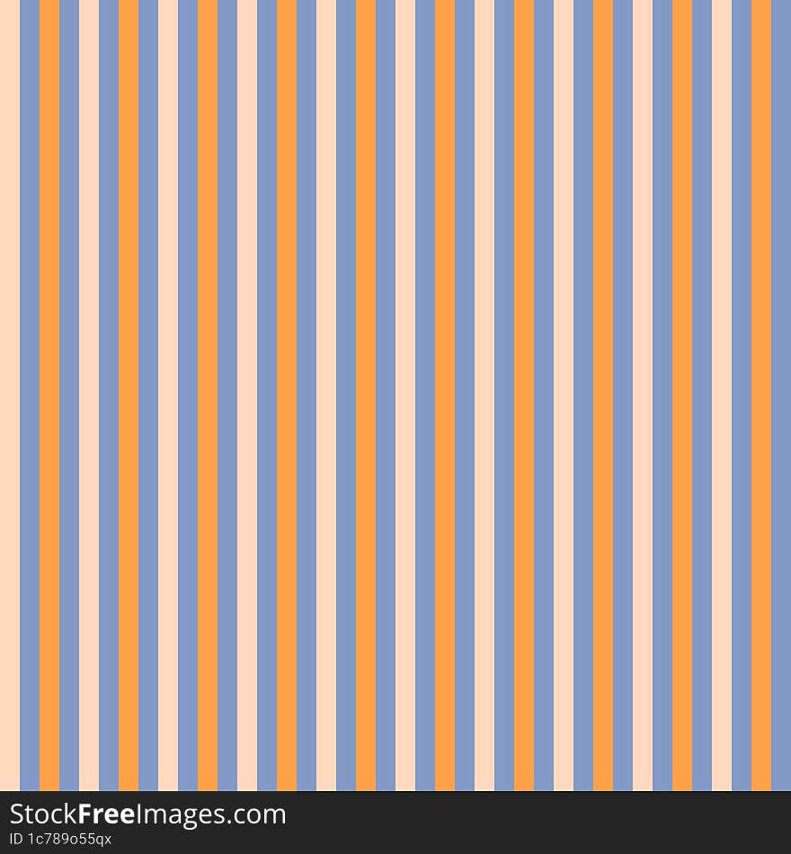 Blue, orange  vertical stripes background