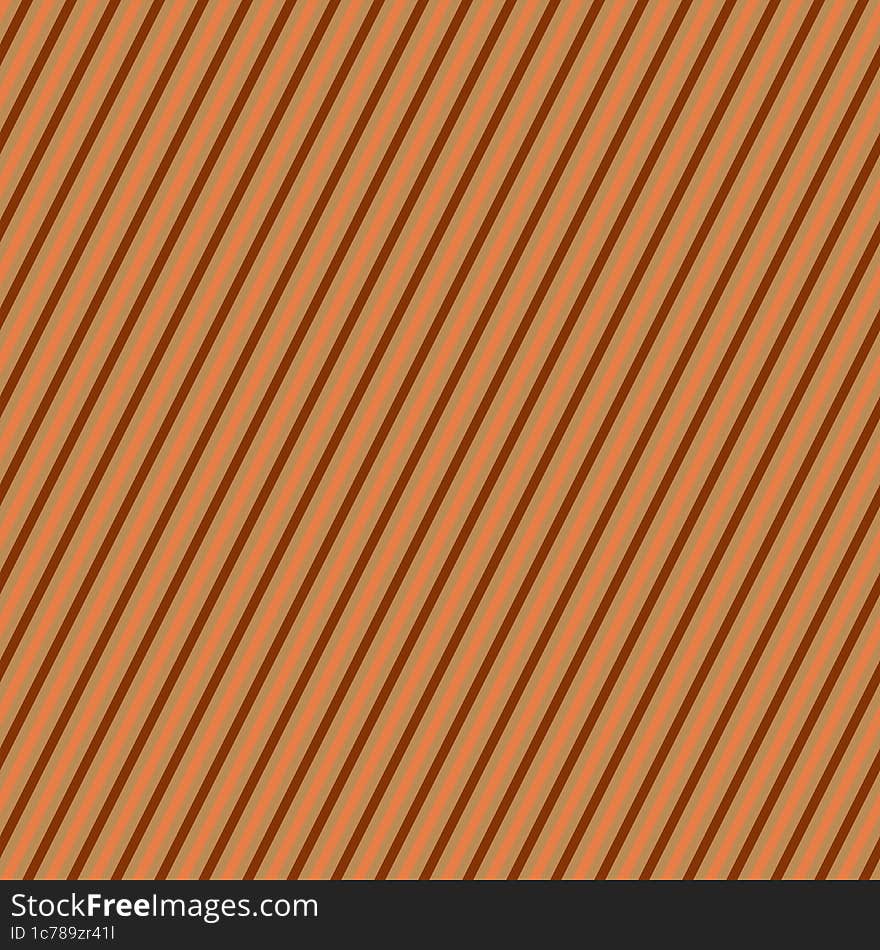 Orange and brown incline stripes background