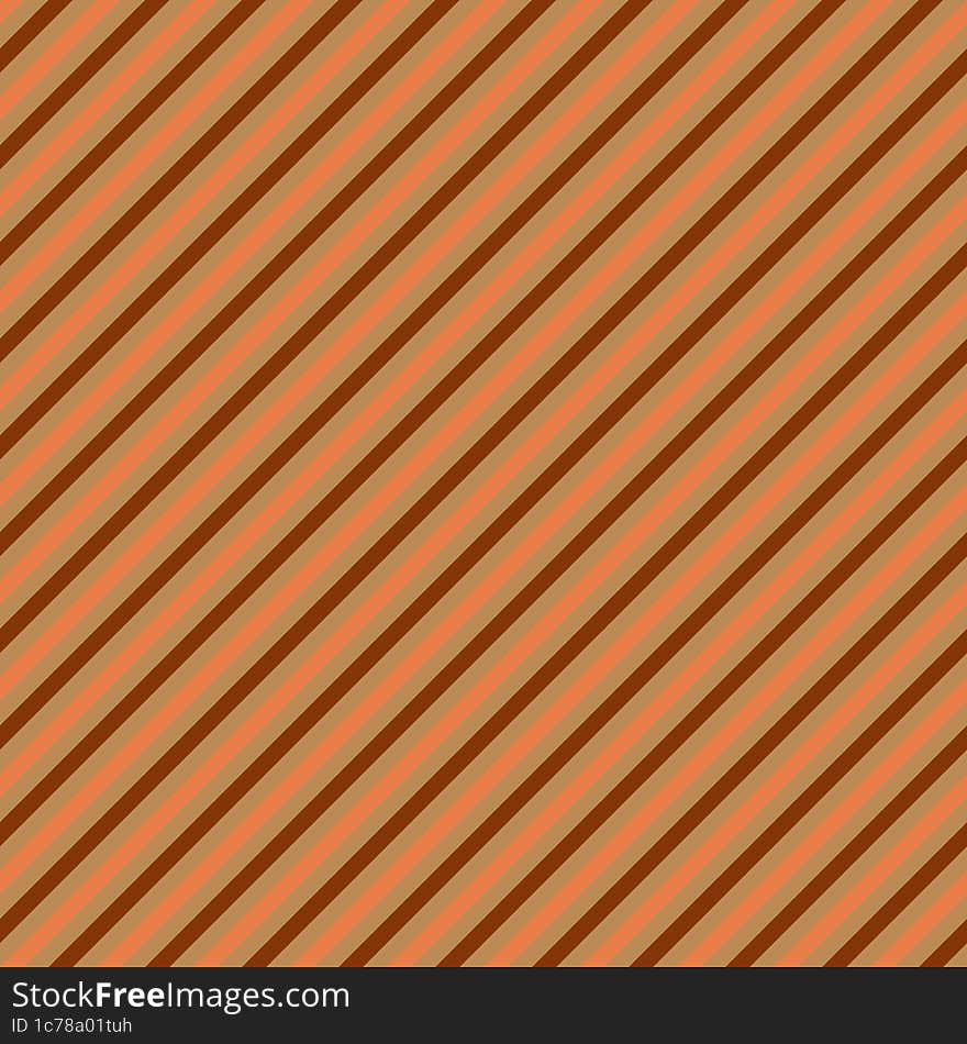 Orange and brown diagonal stripes background