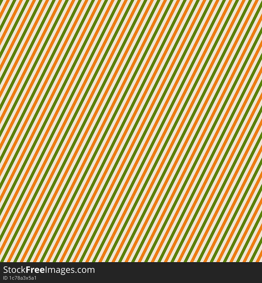 Orange and green incline stripes background