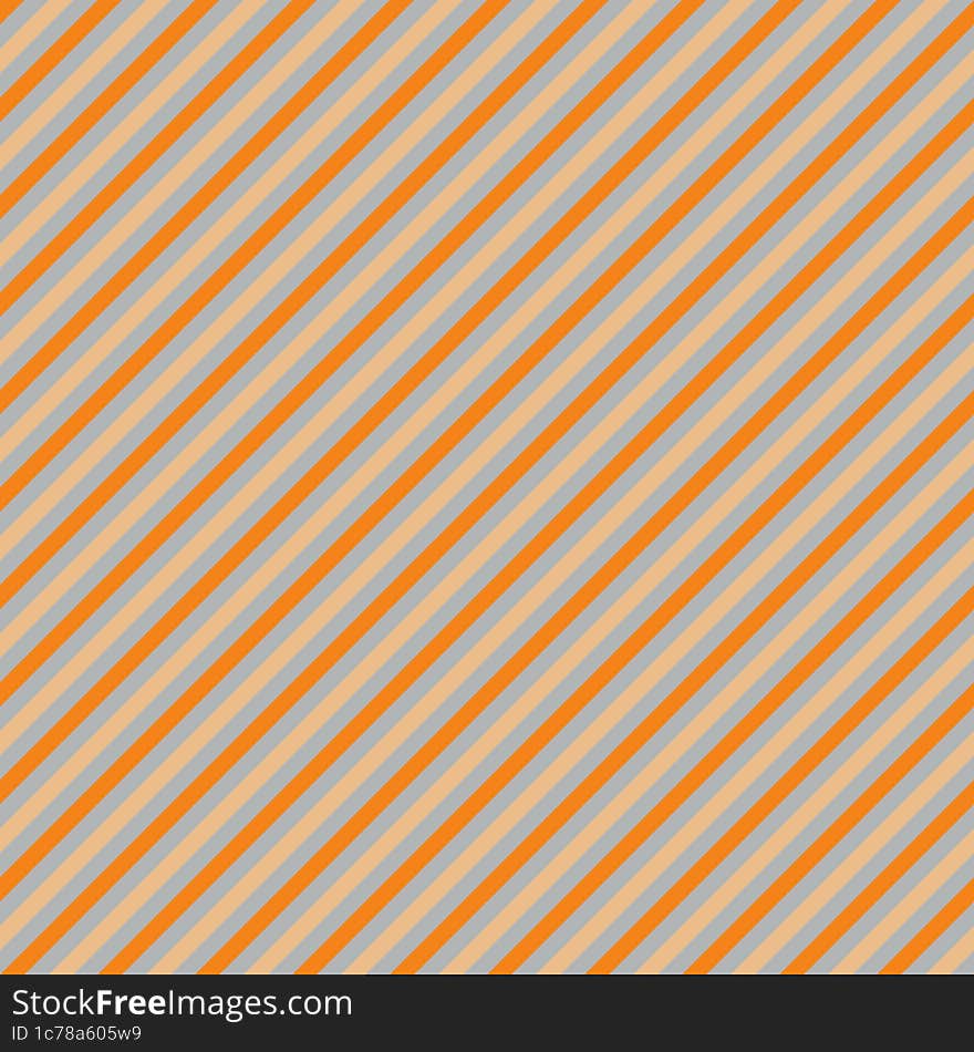 Orange, gray and brown diagonal stripes background