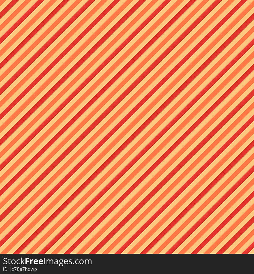 Orange And Brown Diagonal Stripes Background