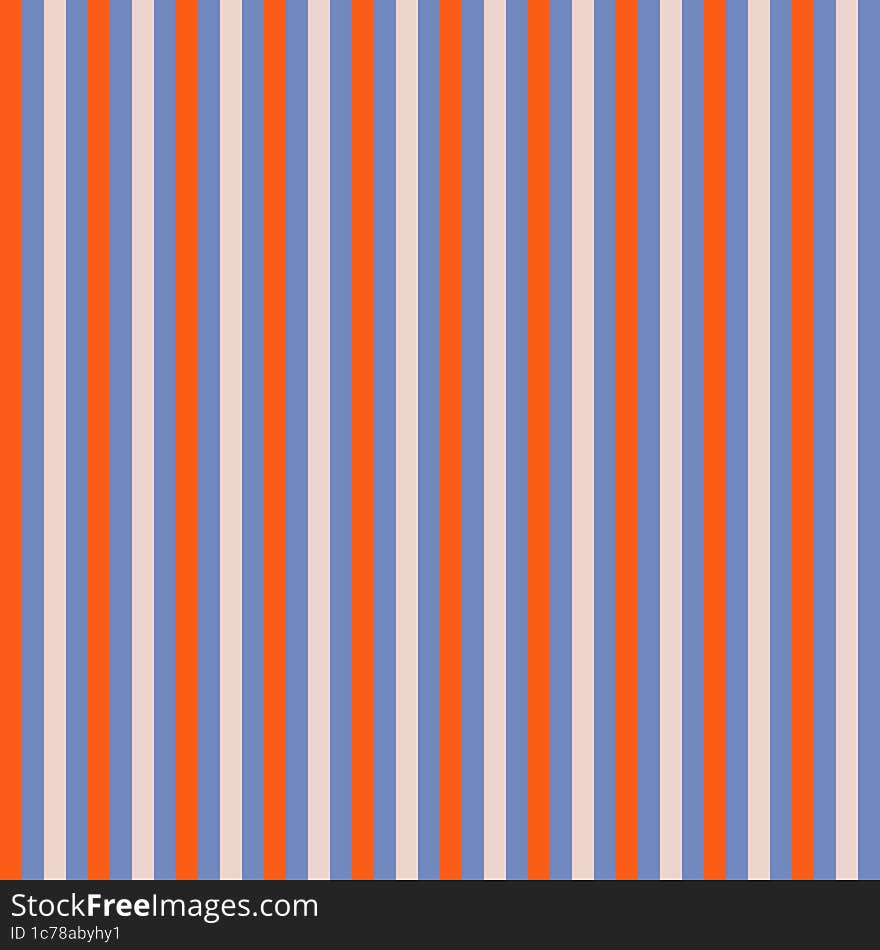 Orange And Navy-blue Vertical Stripes Background