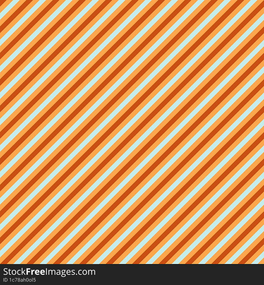 Orange And Brown Diagonal Stripes Background