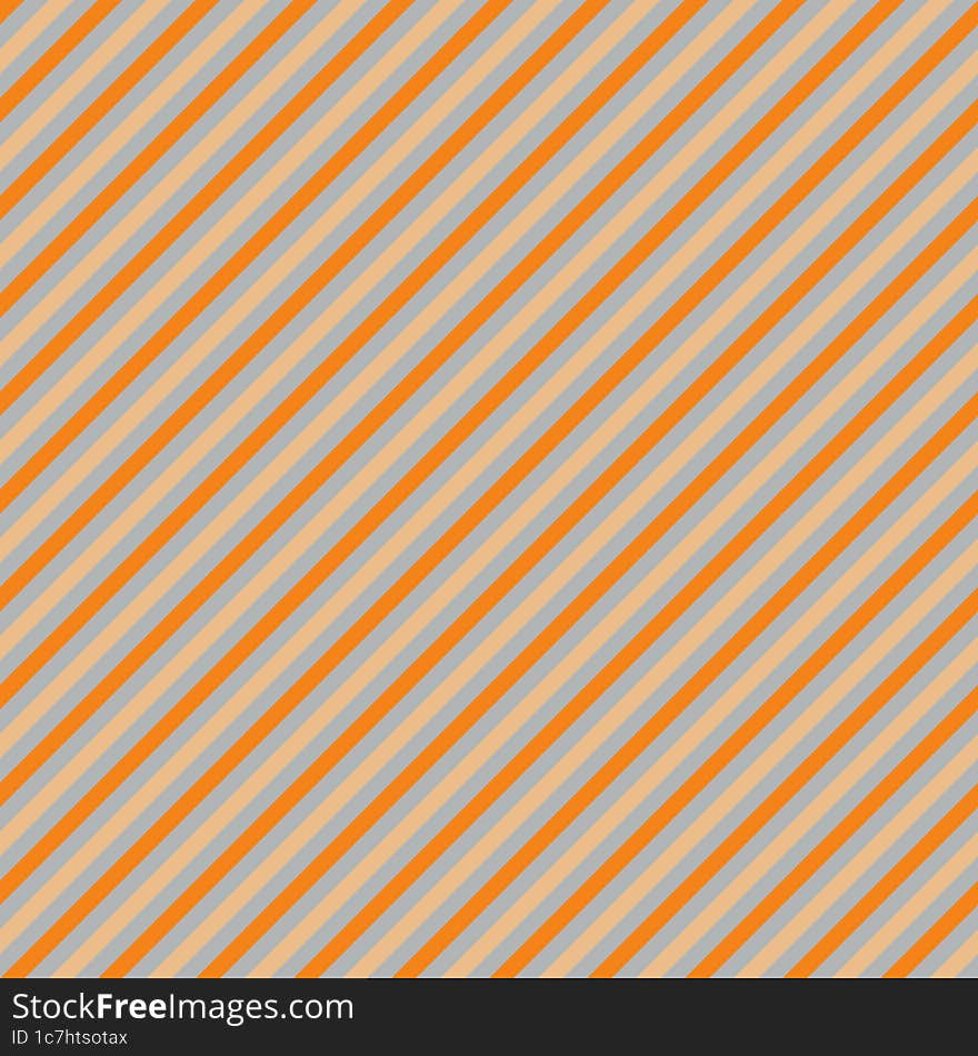 Orange and gray incline striped background