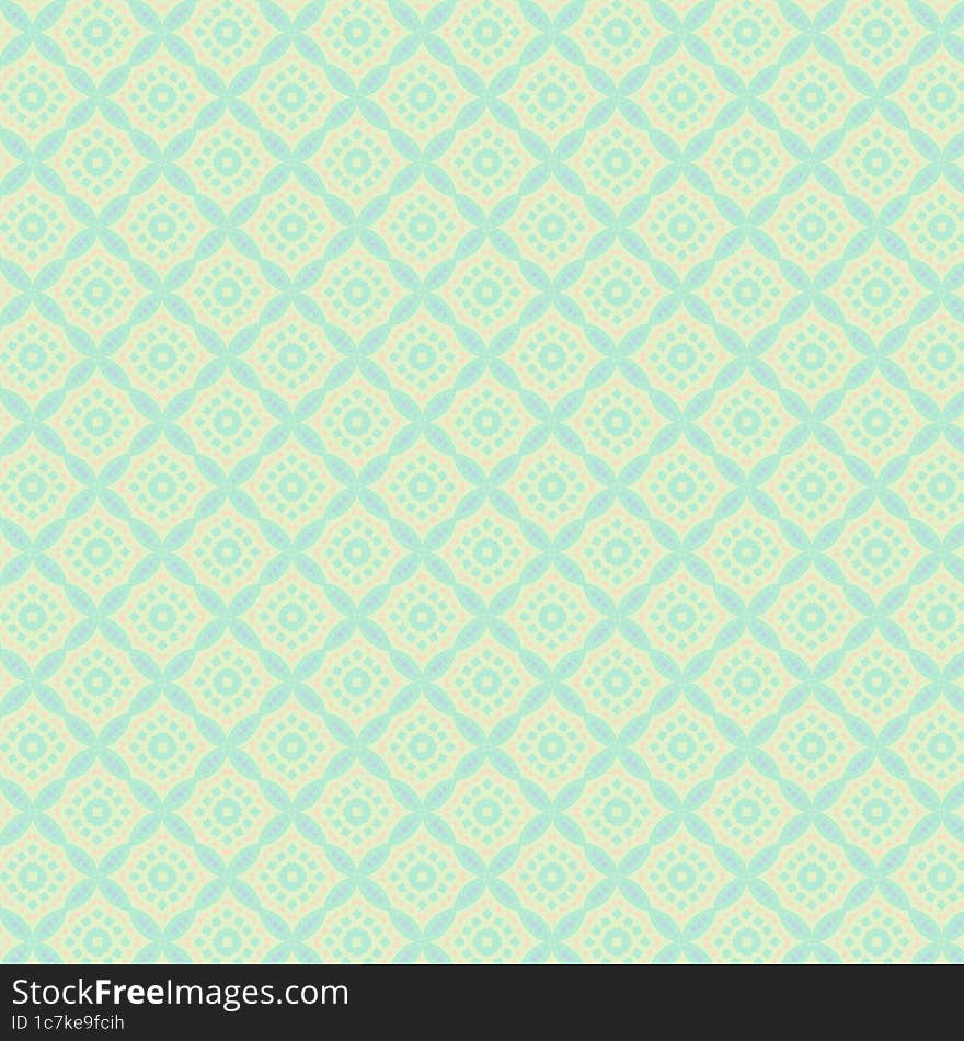 Green and beige mosaic geometric pattern Textured pattern. Light colors, saturated hues.