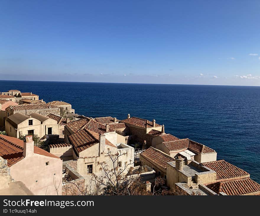 The Castle of Monemvasia ,Greece