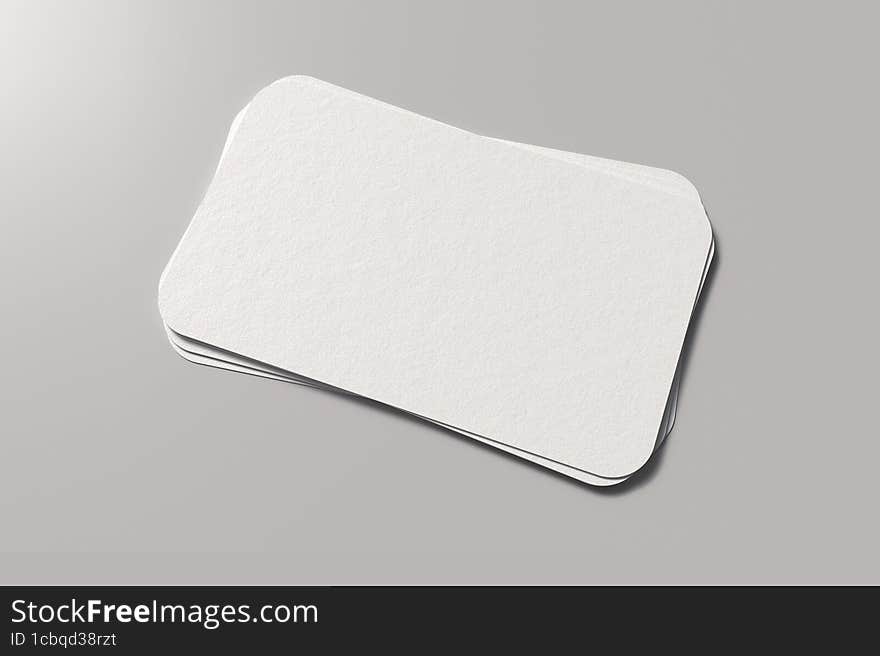 Blank Business Cards Mock Up