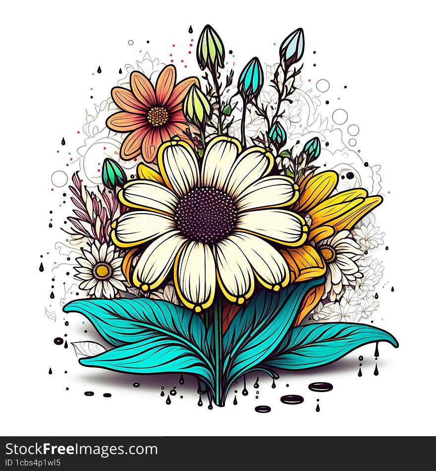 Flower, free t-shirt graphics