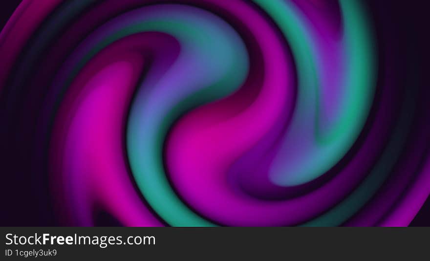 Twisted gradient stripes, bright abstract background with gradient