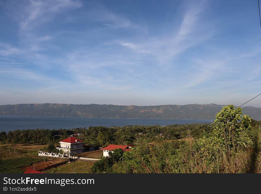 Lake Singkarak At sumatera barat indonesia