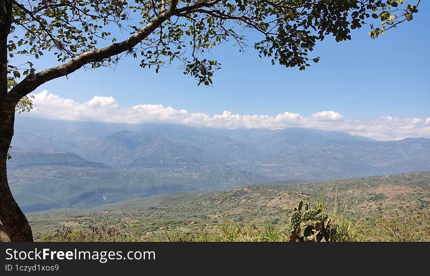 Mountains Of Santander, Colombia From Barichara.