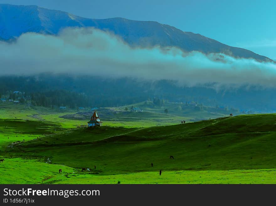 Heaven On Earth Kashmir. Summer Time Holiday.