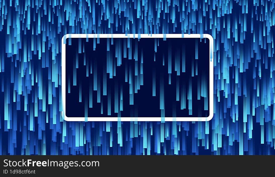 Abstract Colorful Line Background Illustration Design