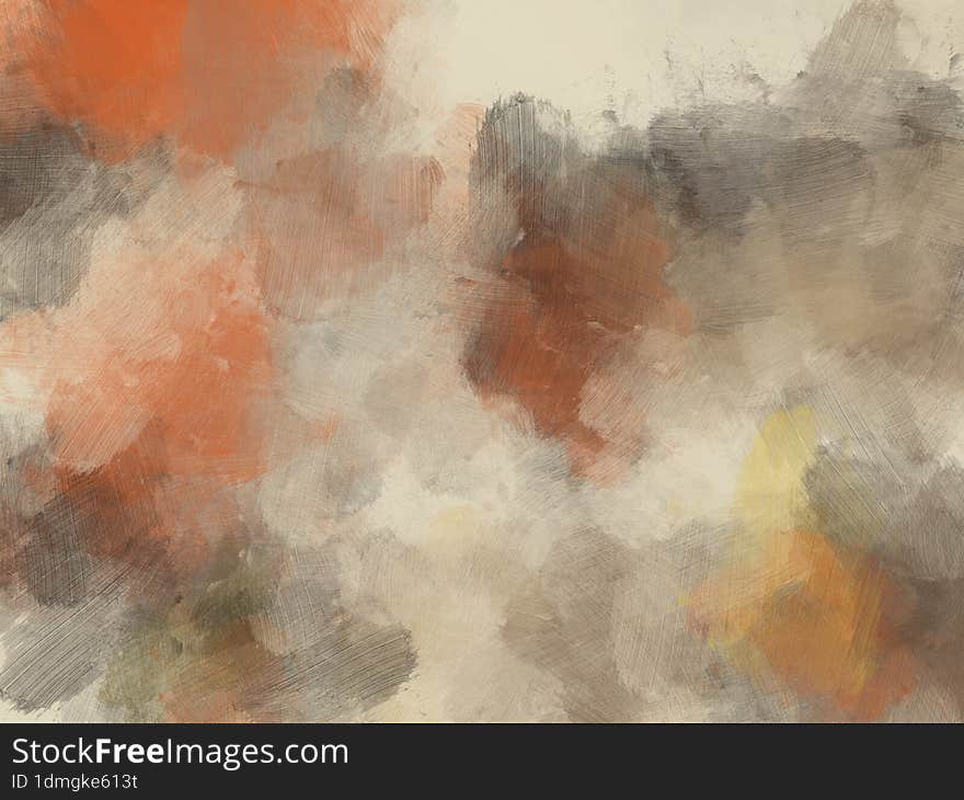 brush oil painting background colorful