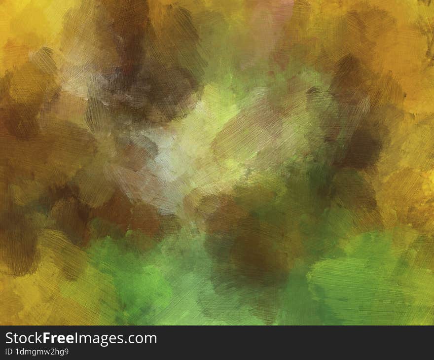 Brush Oil Painting Background Colorful