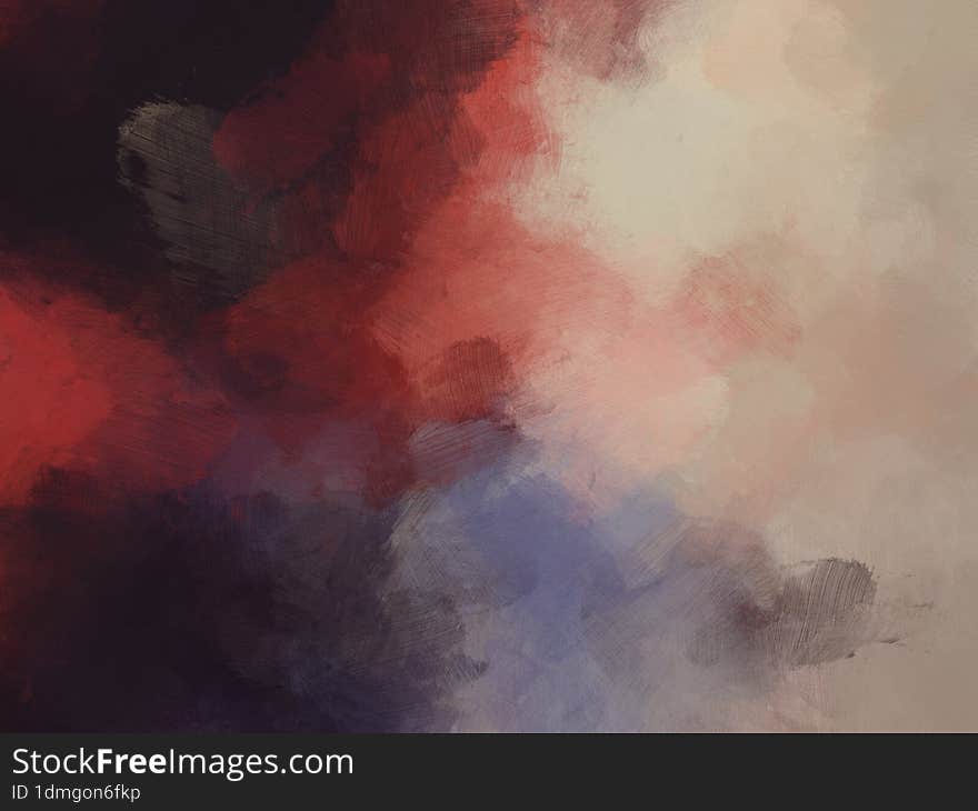 brush oil painting background colorful