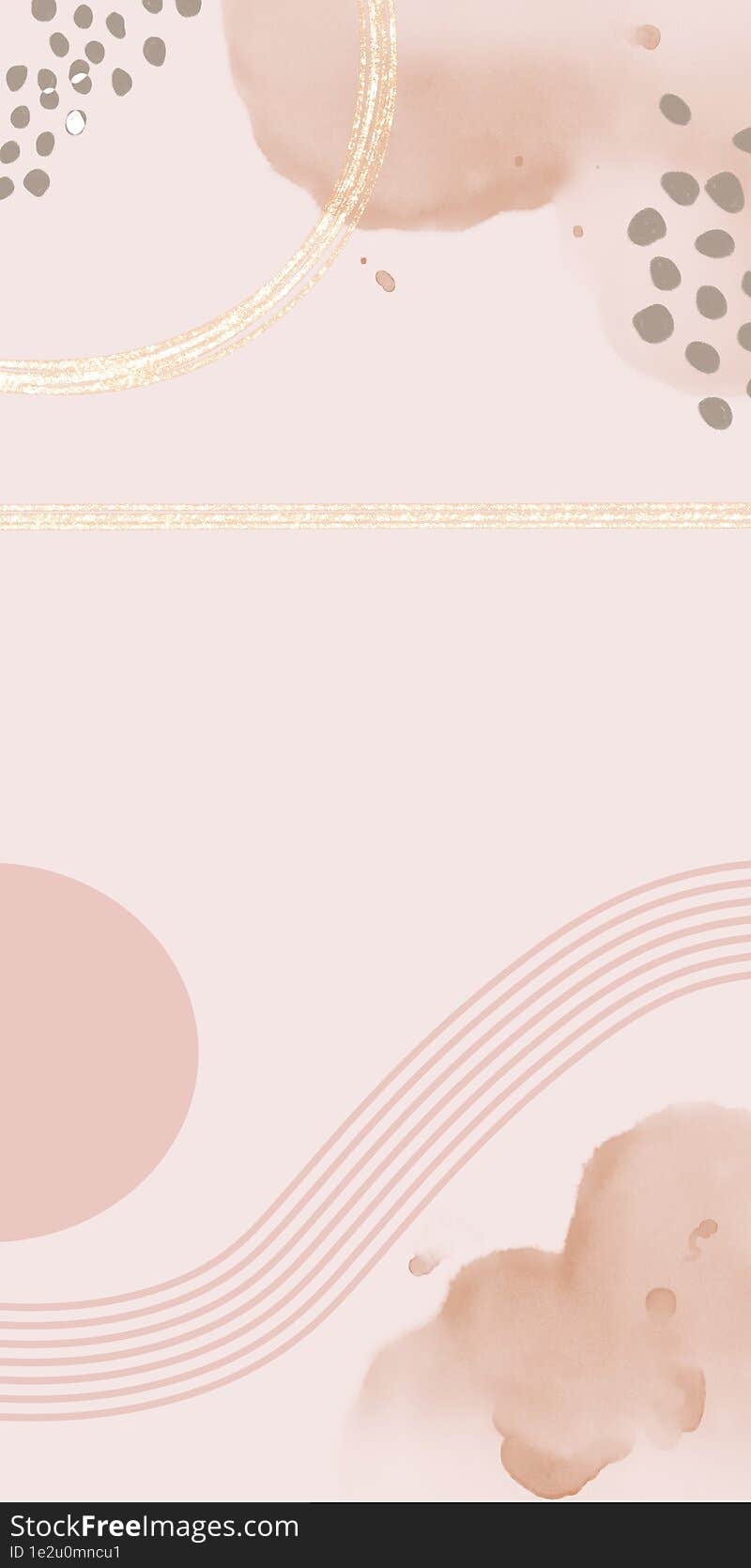 Abstract background on pastel colors with dots and line