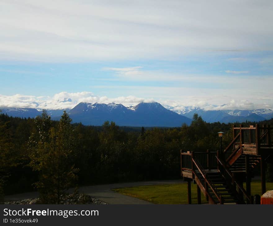 A view of mt McKinley