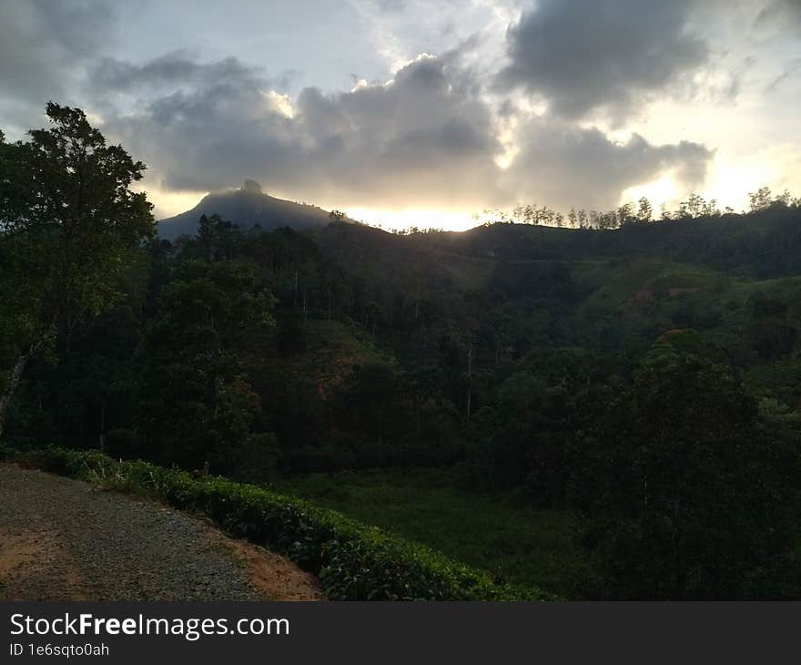 Kabaragala mountain view Beautiful morning