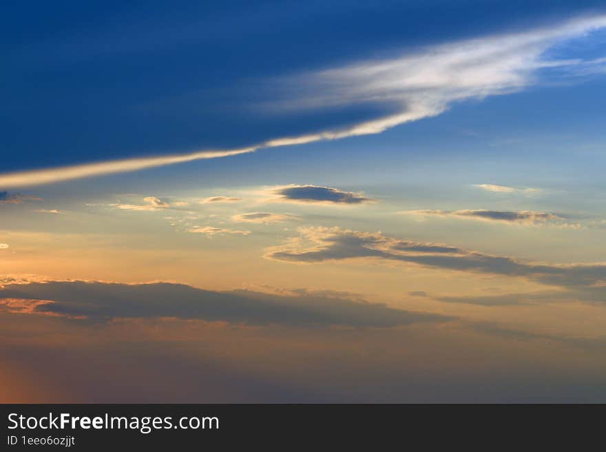 A gorgeous summer sunset enveloped by the beauty of the clouds.Ideal photo for replace the sky in Photoshop. Iasi. A gorgeous summer sunset enveloped by the beauty of the clouds.Ideal photo for replace the sky in Photoshop. Iasi