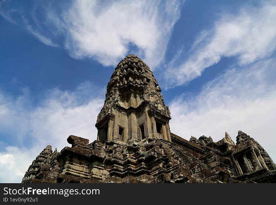 Stone Statues, Ancient Civilization. Phnom Penh-Siam Reap-Angkor Wat.Siem Reap City