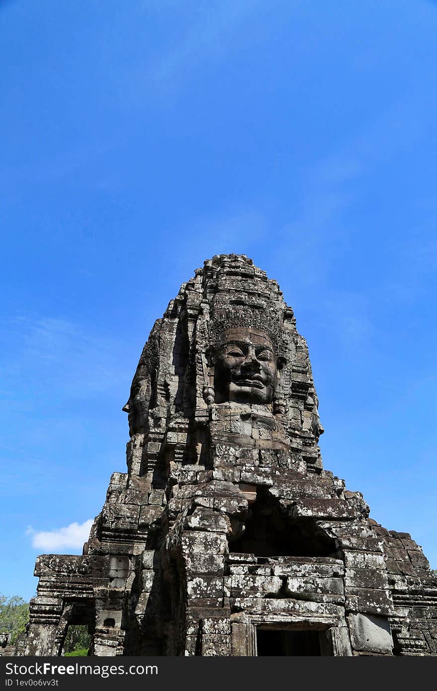 Stone Statues, Ancient Civilization. Phnom Penh-Siam Reap-Angkor Wat.Siem Reap City