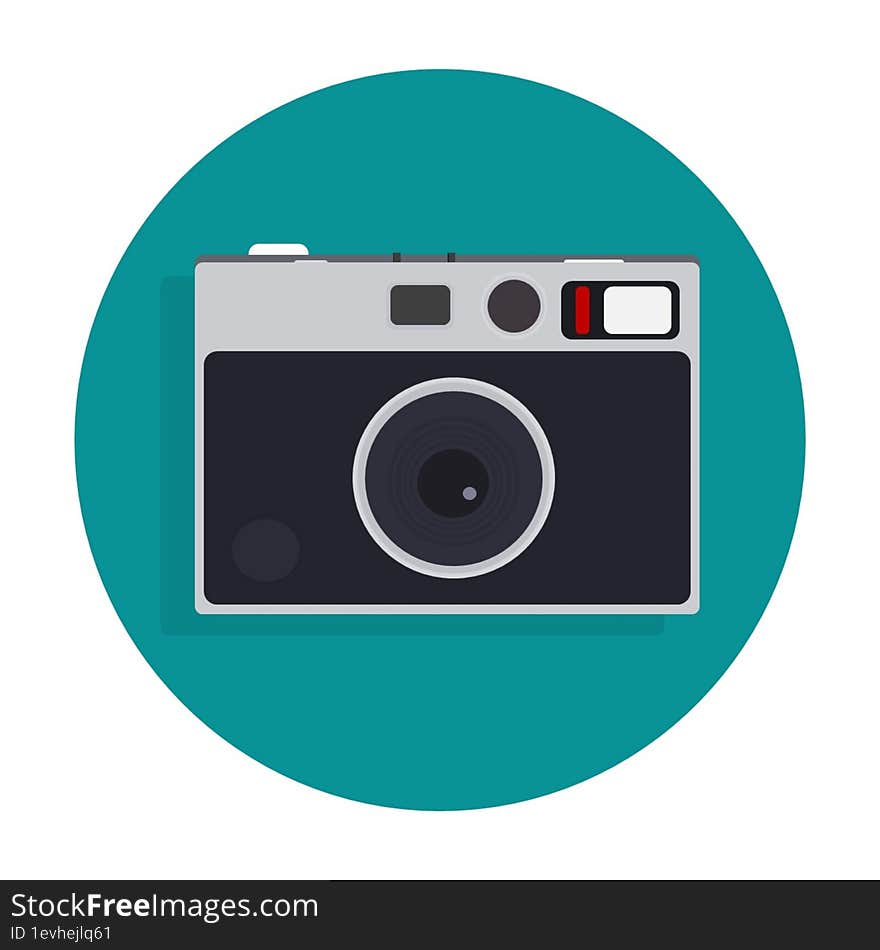 Digital Camera Icon 2d