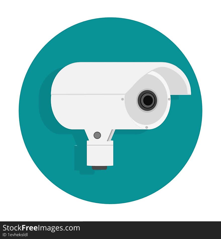 cctv camera icon 2d