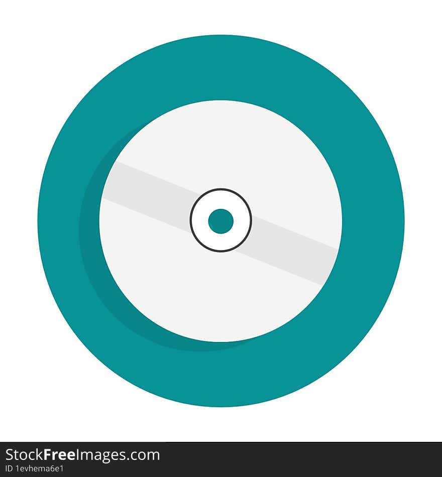 cd disk icon 2d