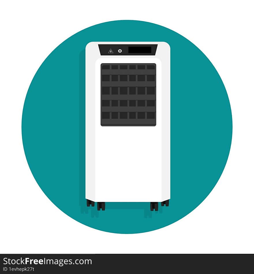 cooling fan icon 2d