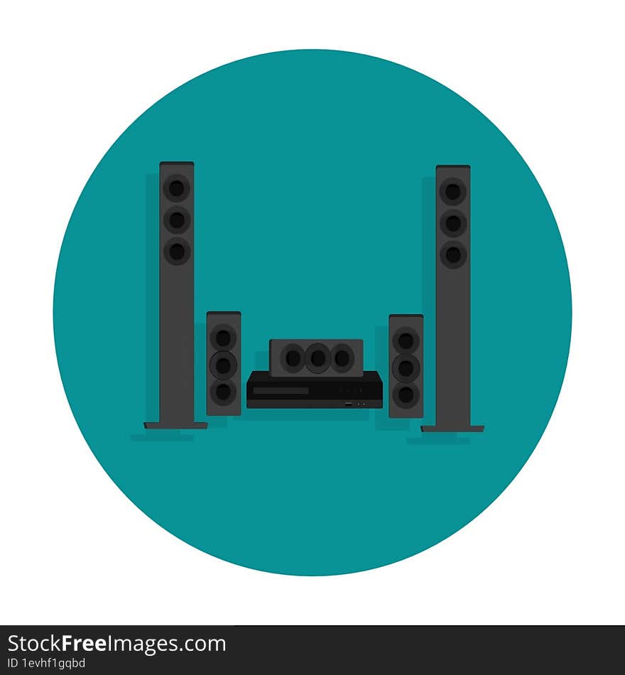 home theater icon 2d