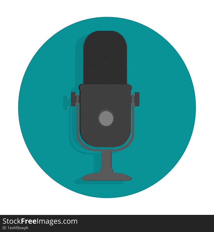 microphone gaming icon 2d