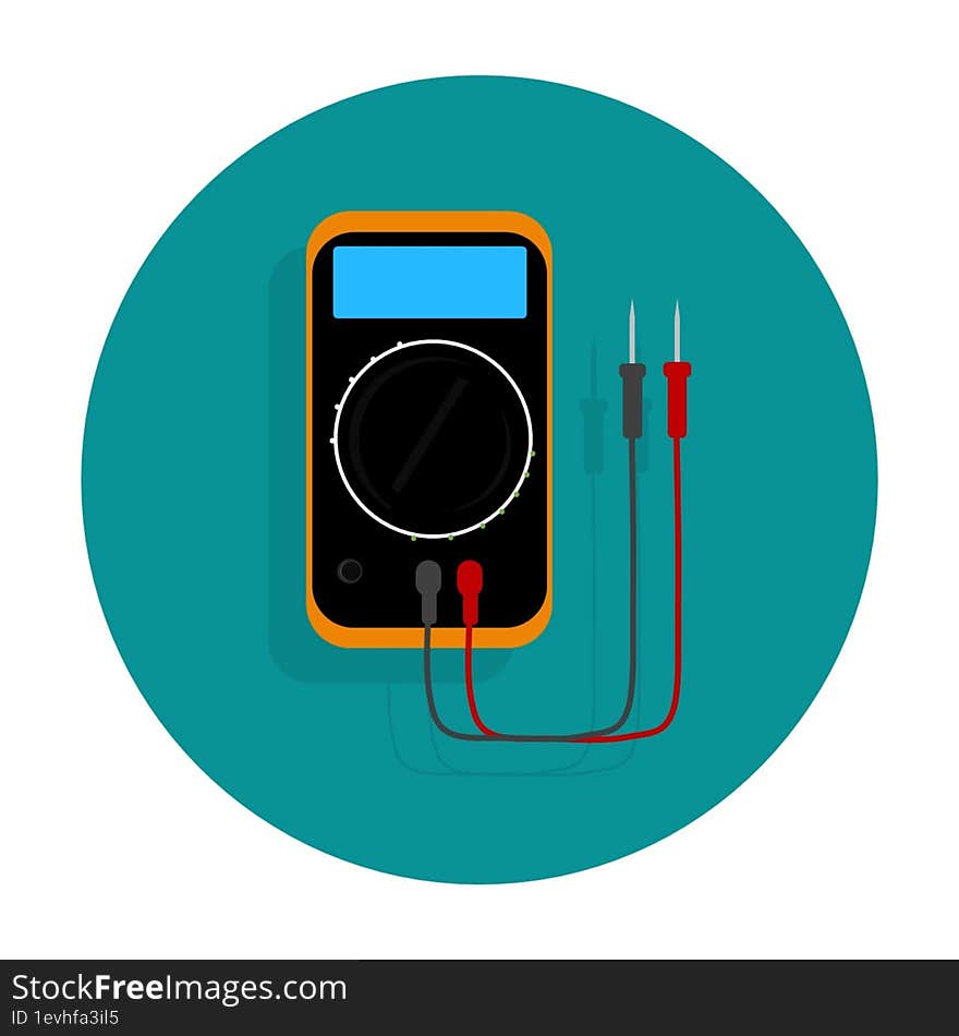 multimeter digital icon 2d